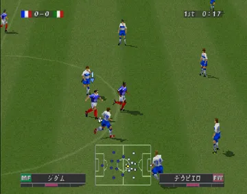 World Soccer Jikkyou Winning Eleven 4 (JP) screen shot game playing